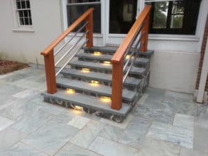 outdoor patio steps