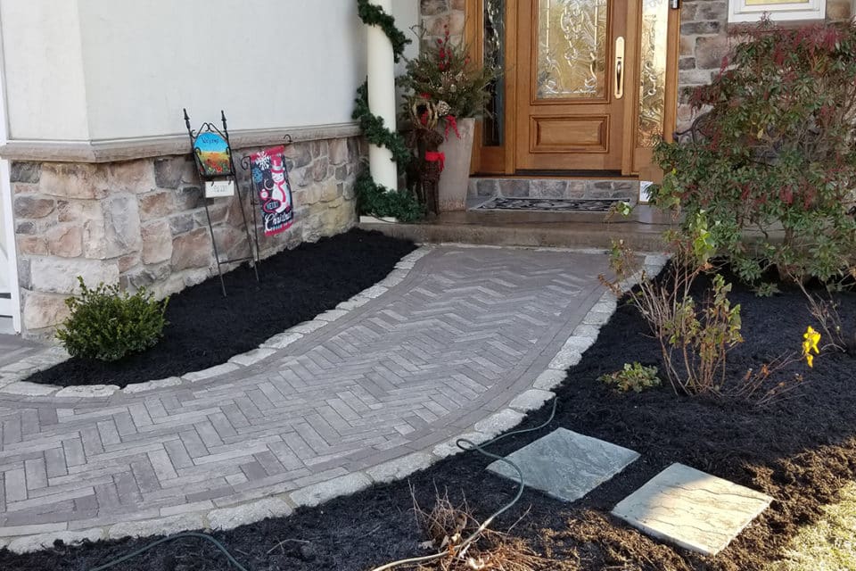 Stone pathway.