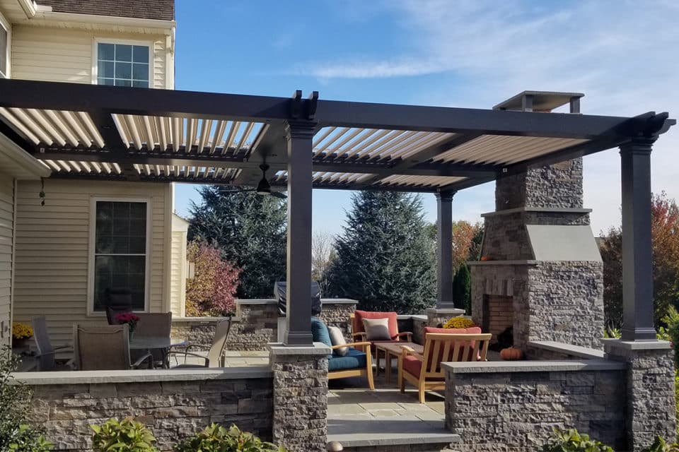 A pergola.