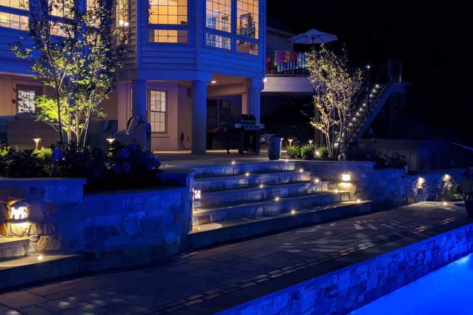 Landscape lighting.